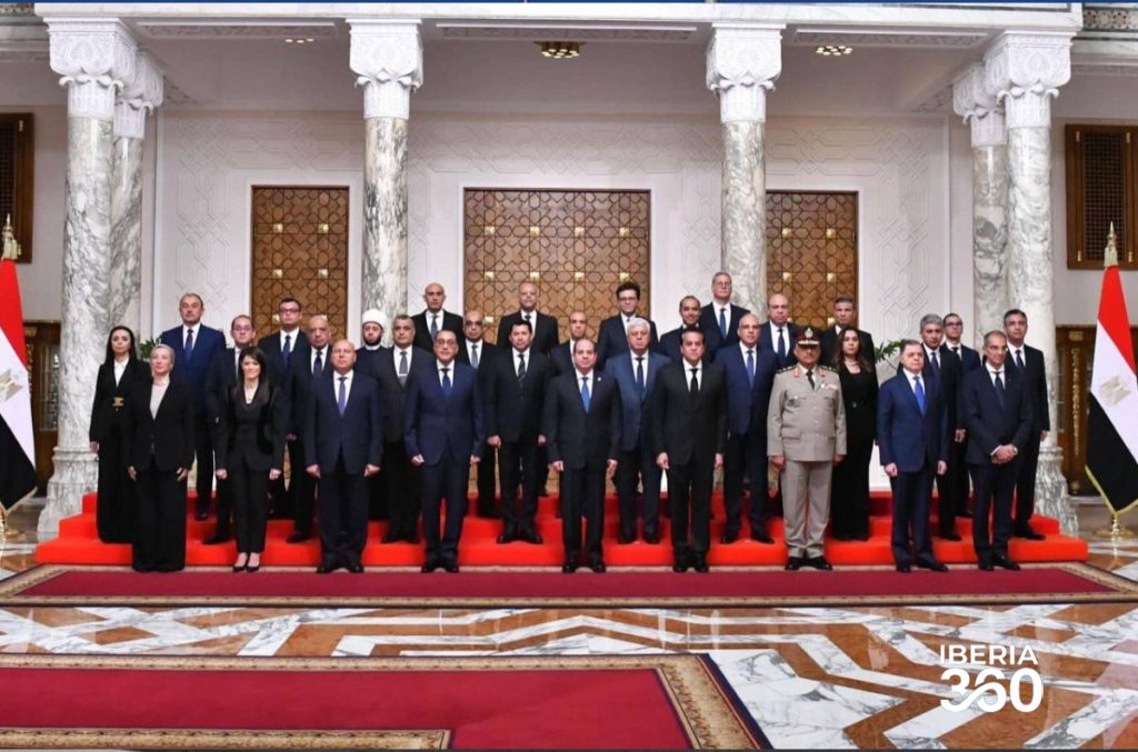تشكيل الحكومة المصرية الجديدة تحت قيادة مدبولي