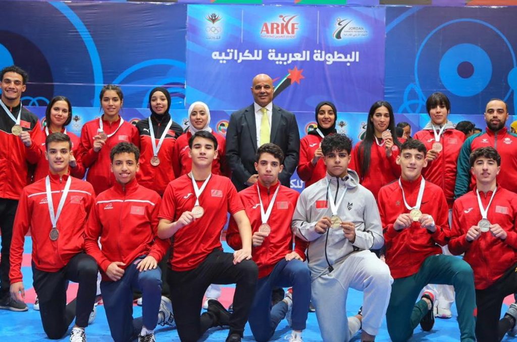 المنتخب المغربي للكراطي يحرز المركز الثالث في البطولة العربية بعمان