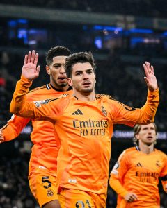 🔥 "المغربي إبراهيم دياز يُسجِّل هدف التعادل ضد فريقه السابق مانشستر سيتي ويرفض الاحتفال! 🇲🇦⚽"