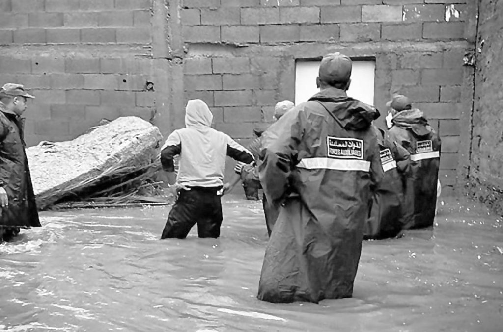 las inundaciones excepcionales en la provincia de Safi