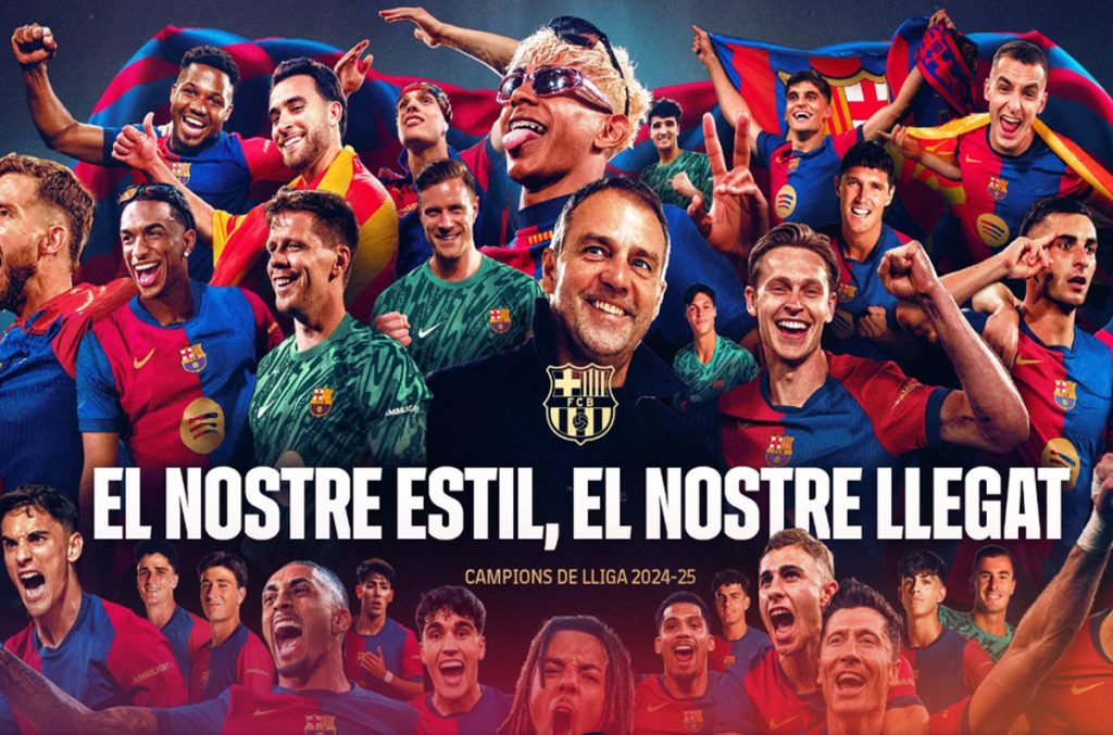 🏆 El Barça es campeón de LaLiga… con una joya de Lamine Yamal babab