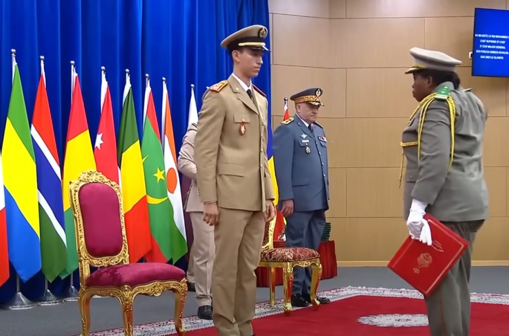 la graduacion del 25o Curso Superior de Defensa en Kenitra 1