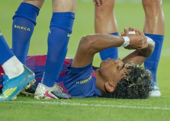 lamine yamal lesionado