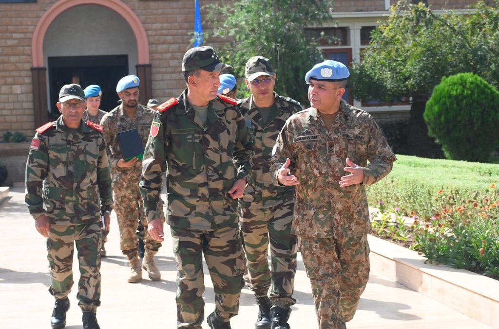 El Inspector General de las FAR recibe al nuevo Comandante ONU
